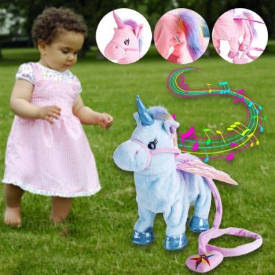 Giocattolo di peluche unicorno che cammina e canta | ROXY