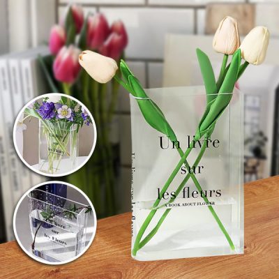Vaso chic a forma di libro per fiori | FLOWERFRAME