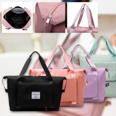 Borsa da viaggio pieghevole con design espandibile (42 x 22 x 28 cm) | BAGPLUS