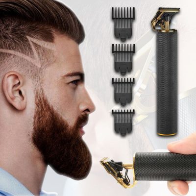 Tagliacapelli elettrico con lama a T - contorni netti per barba e attaccatura dei capelli | GRITSY
