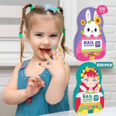 Adesivi per unghie per bambini (520pz) | STICKEEZ