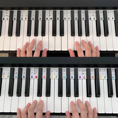 Note del pianoforte a tastiera che semplificano l'apprendimento | MELOKEY