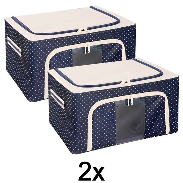 2x Scatola portaoggetti per guardaroba | STACKBOX