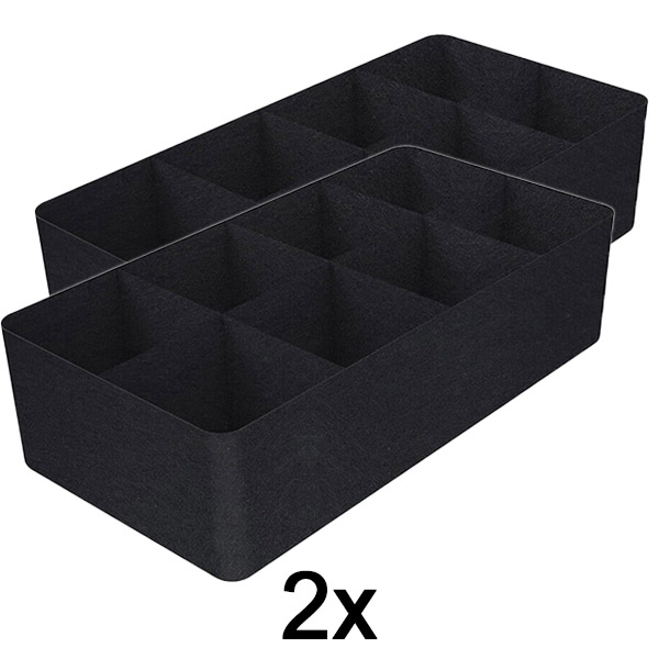 2x Letto da giardino rialzato in tessuto | FLORAISE