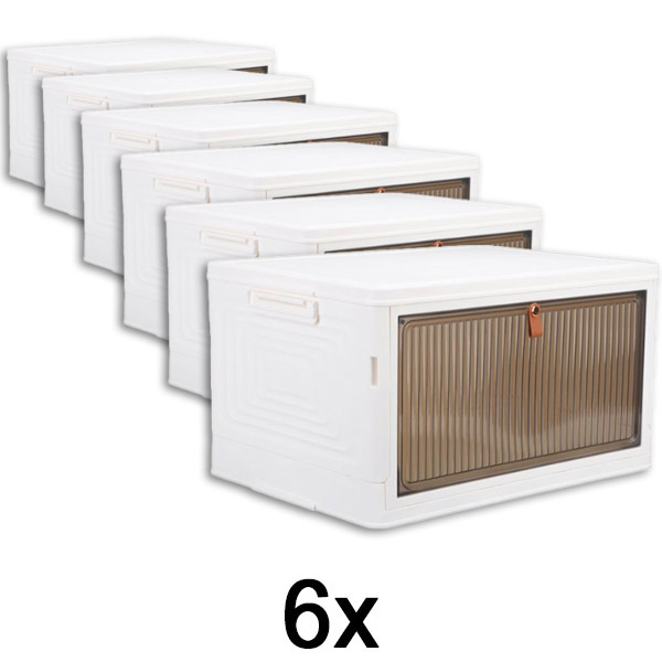 6x Scatola portaoggetti con coperchio – pronta in 2 minuti, senza attrezzi | ORGABOX