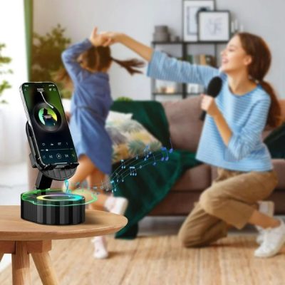 Supporto per telefono, altoparlante e stazione di ricarica in uno – 5 W, Bluetooth 5.3 | MOBIBASE