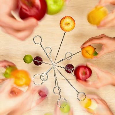 Cesto per frutta sospeso e supporto in acciaio inossidabile | EXPLOFRUIT