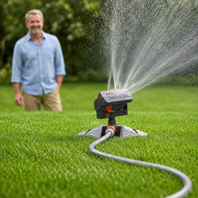 Irrigatore oscillante regolabile per prato – copre fino a 278 m² | WETSWEEP
